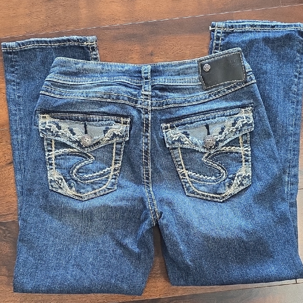 Silver Jeans Brand Suki High Capri Size 26